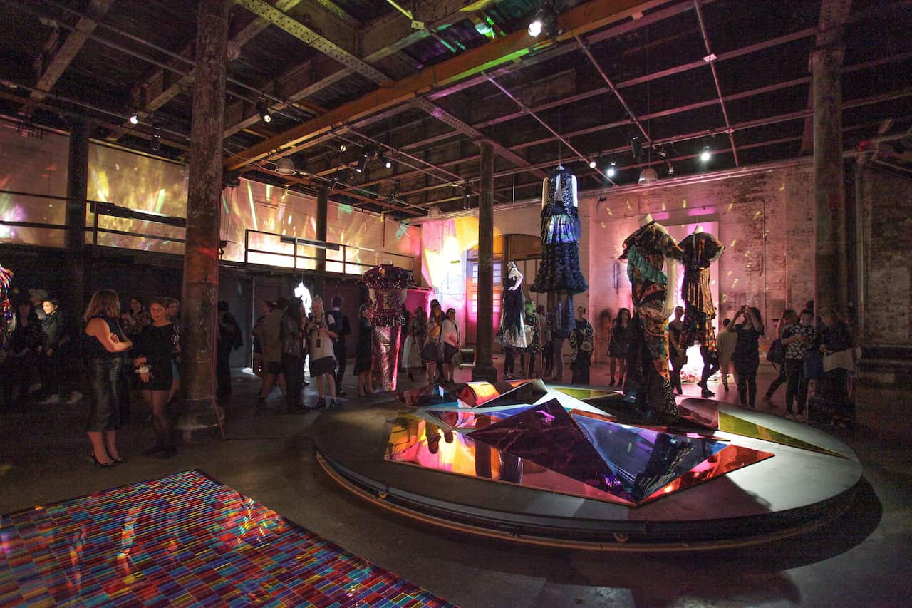 Fashion Week Australia at Carriageworks in Sydney, Tuesday, April 9, 2014.