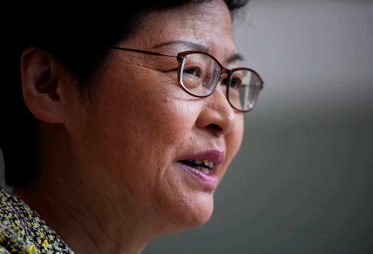 Hong Kong Chief Executive Carrie Lam.