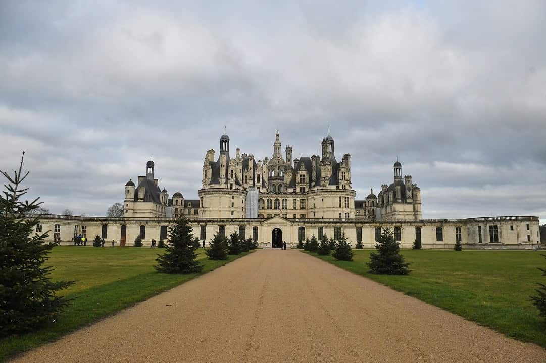 The iconic chateau of King Francois I - the chateau of Chambord in France's Loire Valley.
