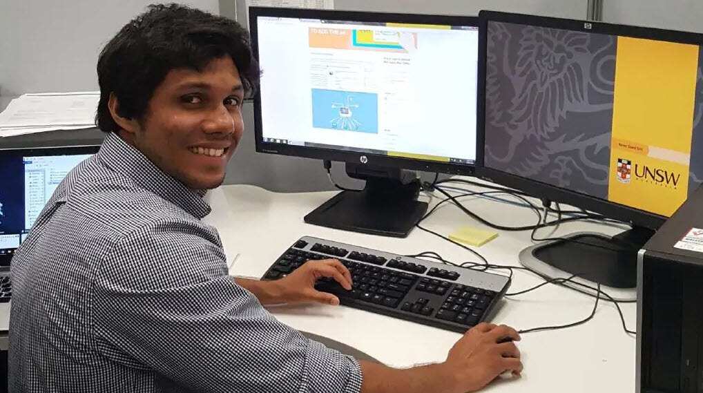 Sri Lankan national Mohamed Kamer Nilar Nizamdeen was arrested at the University of NSW on Thursday