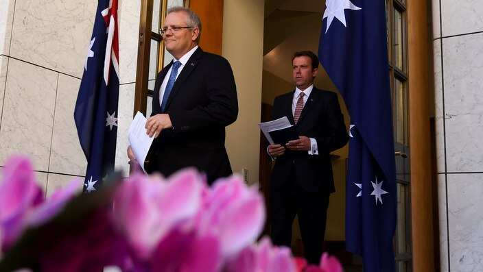 Australian Prime Minister Scott Morrison. 