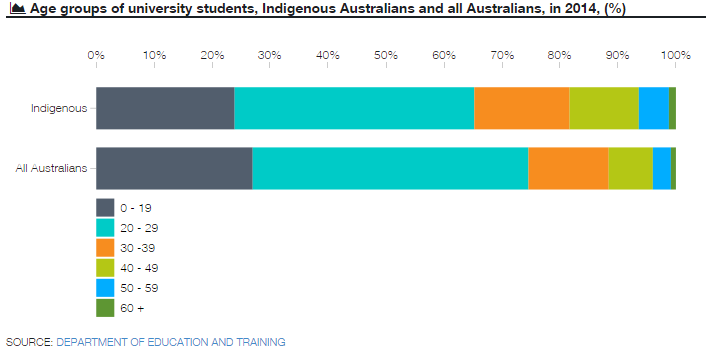 Chart 5 - indig education