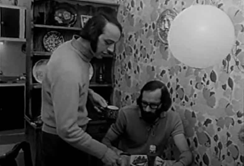 Peter and Bon on the ABC's Chequerboard program in 1972. 