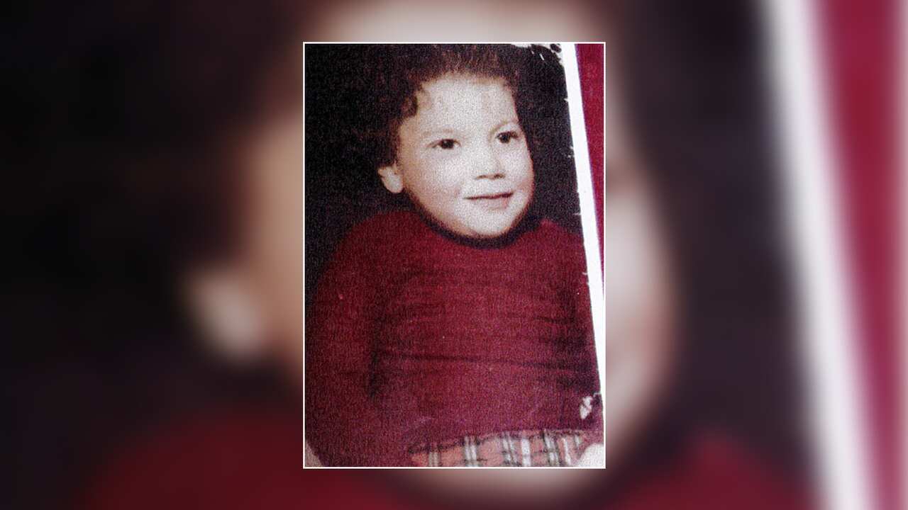 Cheryl Brealey in 1957, aged four. 