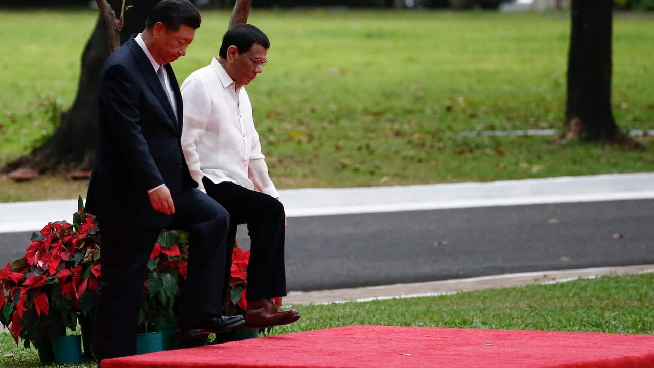 President Xi Jinping is on an official state visit to Manila following his attendance to the APEC in Papua New Guinea and a visit to Brunei.