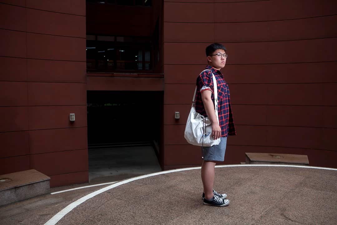 Zhang Tingkai, a 19-year-old architecture major at Tsinghua University in Beijing, May 20, 2018. While many students only grudgingly participate in mandatory courses on Maoist ideology, others echo the party line.