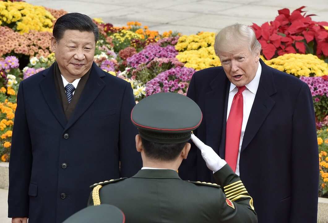 President Donald Trump and Chinese President Xi Jinping. (File)