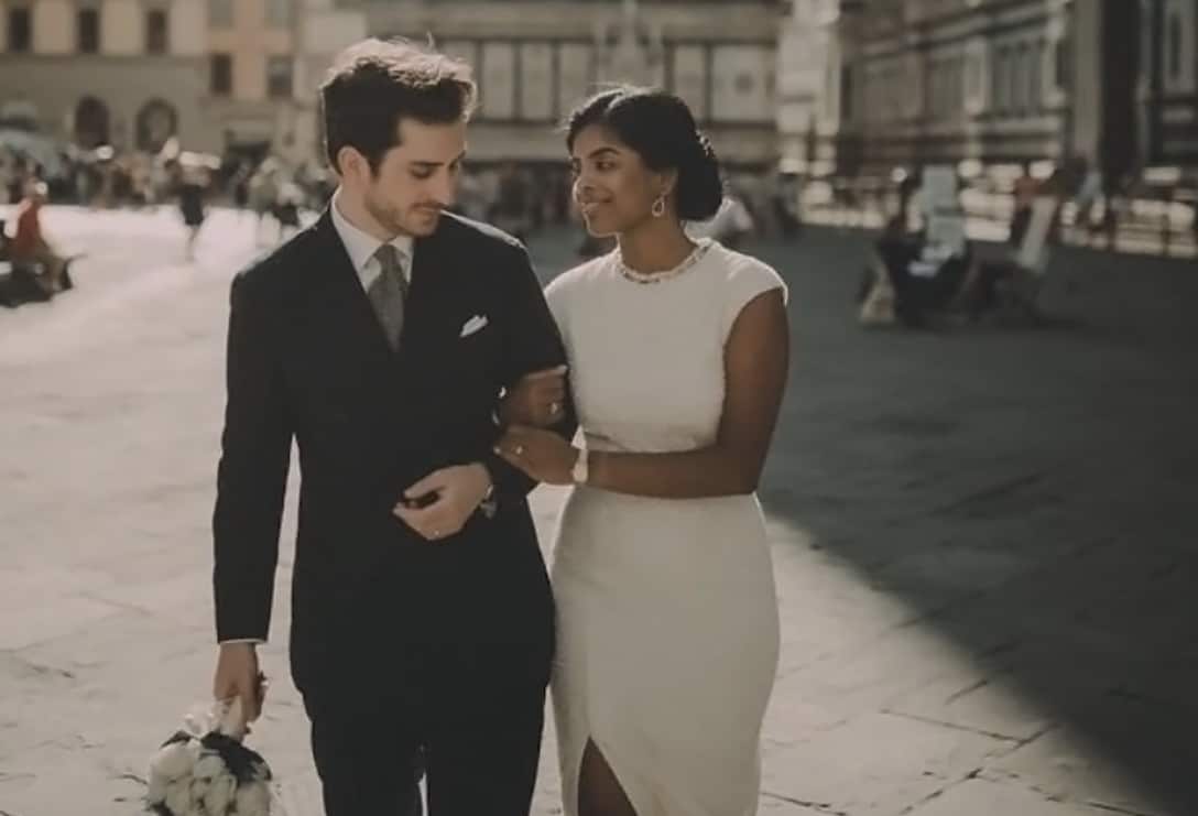 Christian Kimber met his Australian wife Renuka in London.