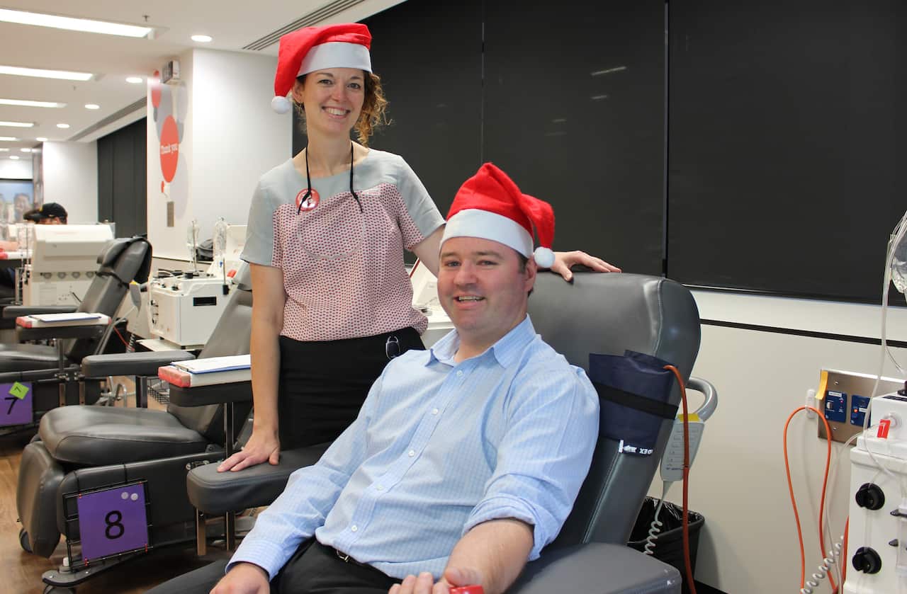 A blood donor and volunteer at Lifeblood. 