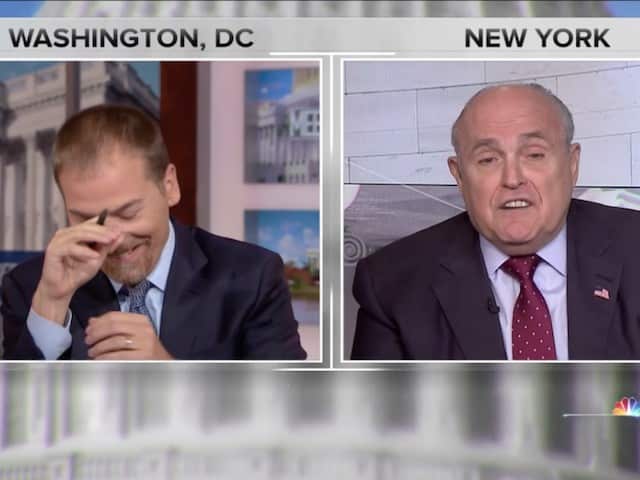 NBC host Chuck Todd warned Rudy Giuliani that he was about to become a "bad meme" for suggesting that "truth isn't truth".