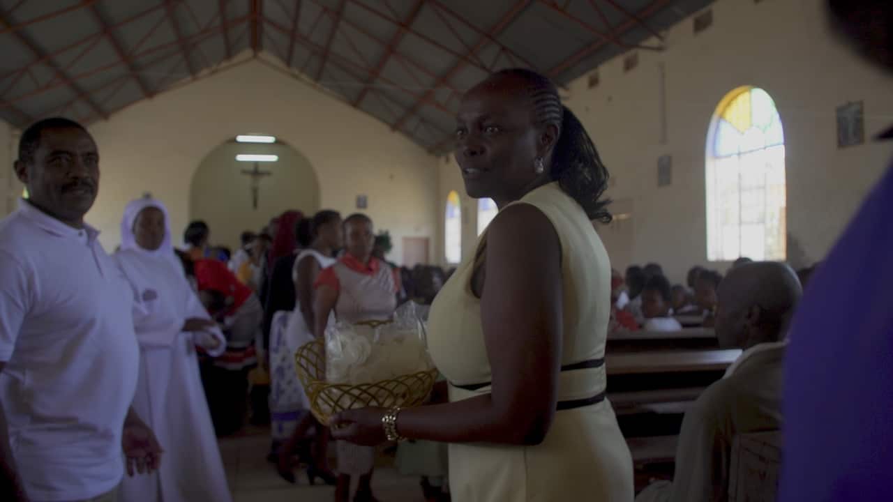 Lucy Gichuhi attends Hiriga Catholic Church in Kenya.