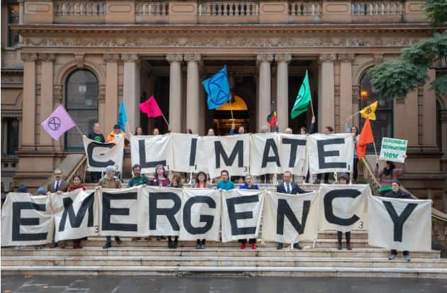 A recent climate change march in Sydney.
