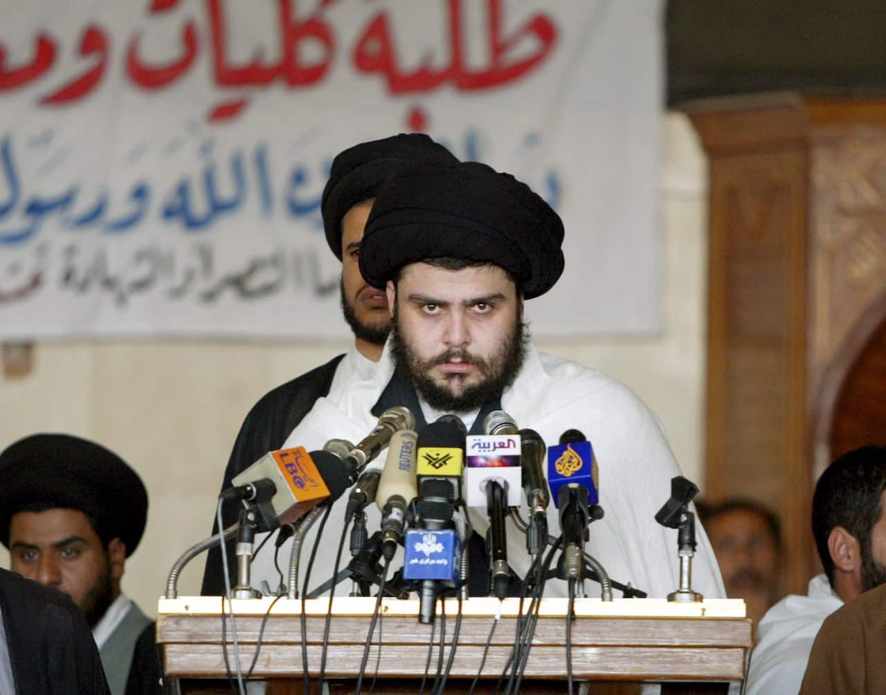 Shiite cleric and militia leader Moqtada al Sadr has called for the government to go.