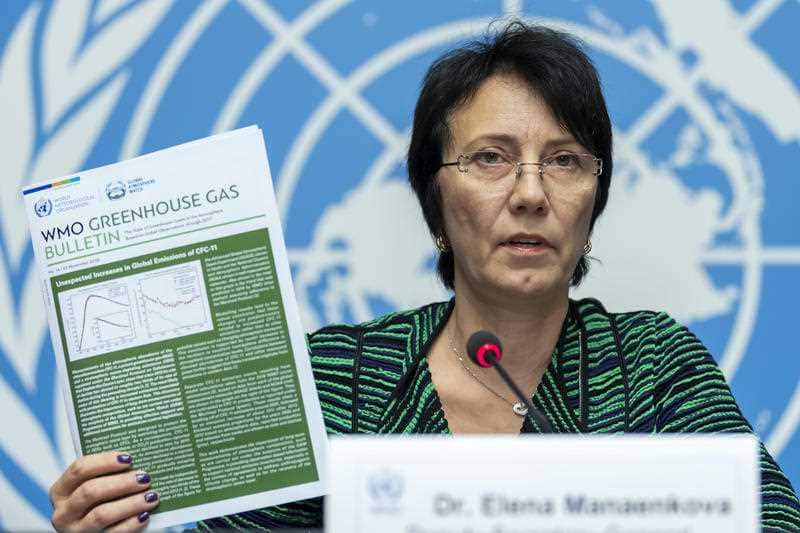 Elena Manaenkova, WMO Deputy Secretary-General, speaks about the release of WMO Greenhouse Gas Bulletin.