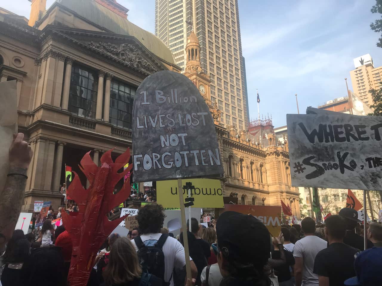 Thousands gather in Sydney.