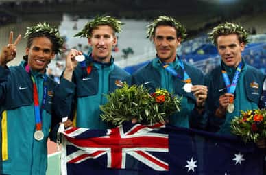 Clinton Hill won a silver medal for Australia, in the men's relay in Athens in 2004.