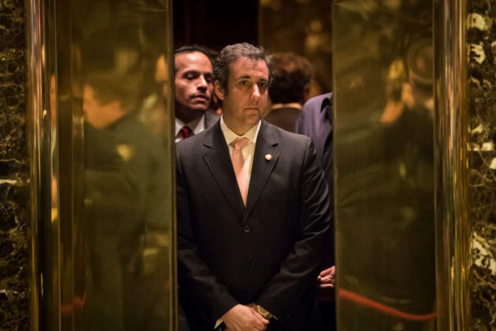 Michael Cohen, Trump's former personal lawyer.