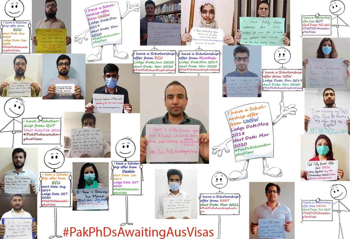 These Pakistani students risk losing their scholarships because of visa delays.