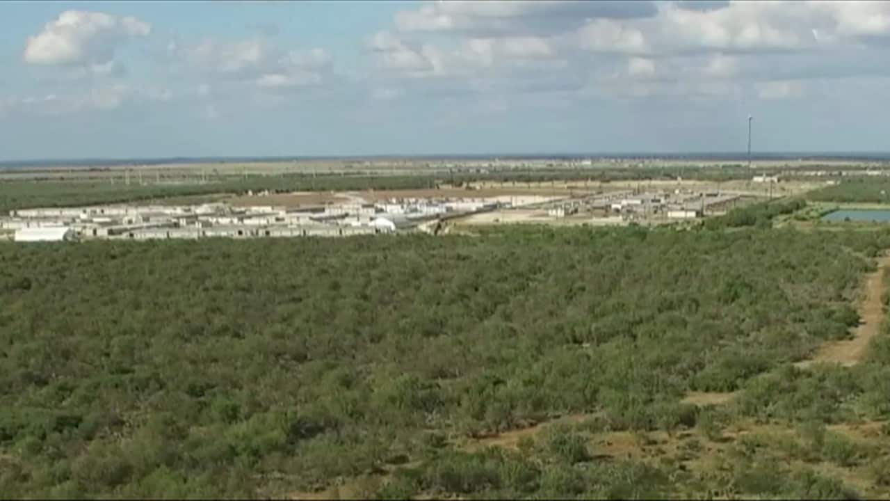 The large complex and town in Texas (SBS)