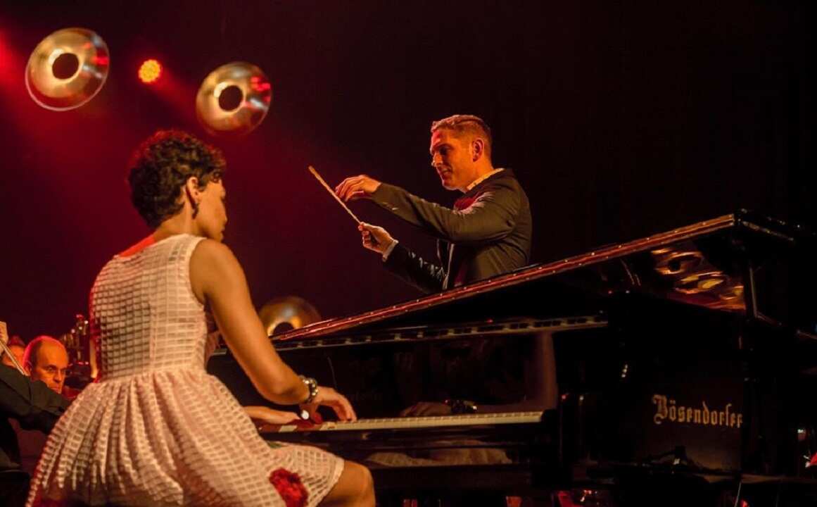 Composer Gordon Hamilton at work.Photo: WDR Viersen concert