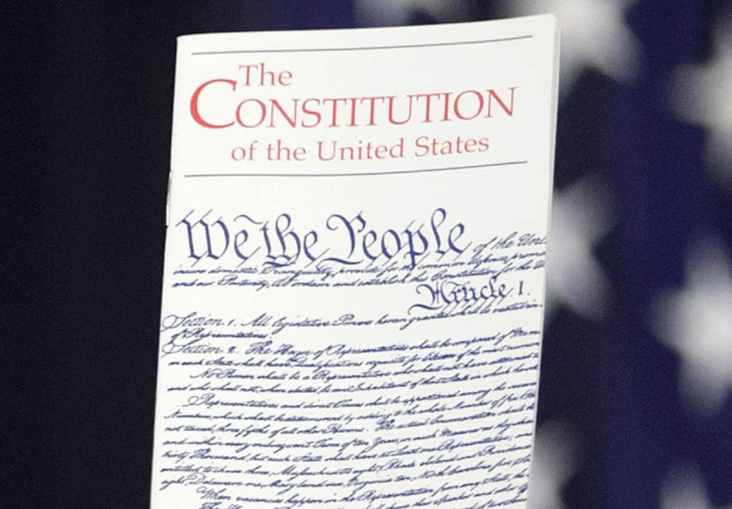 A copy of the Constitution.