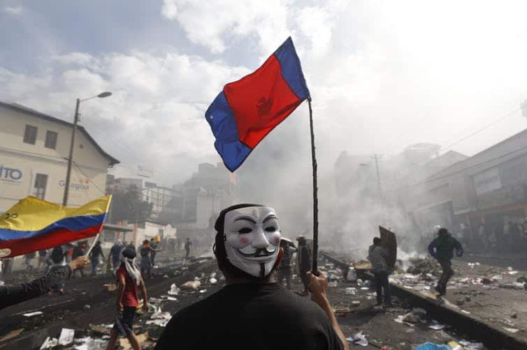 Protests in Ecuador, October