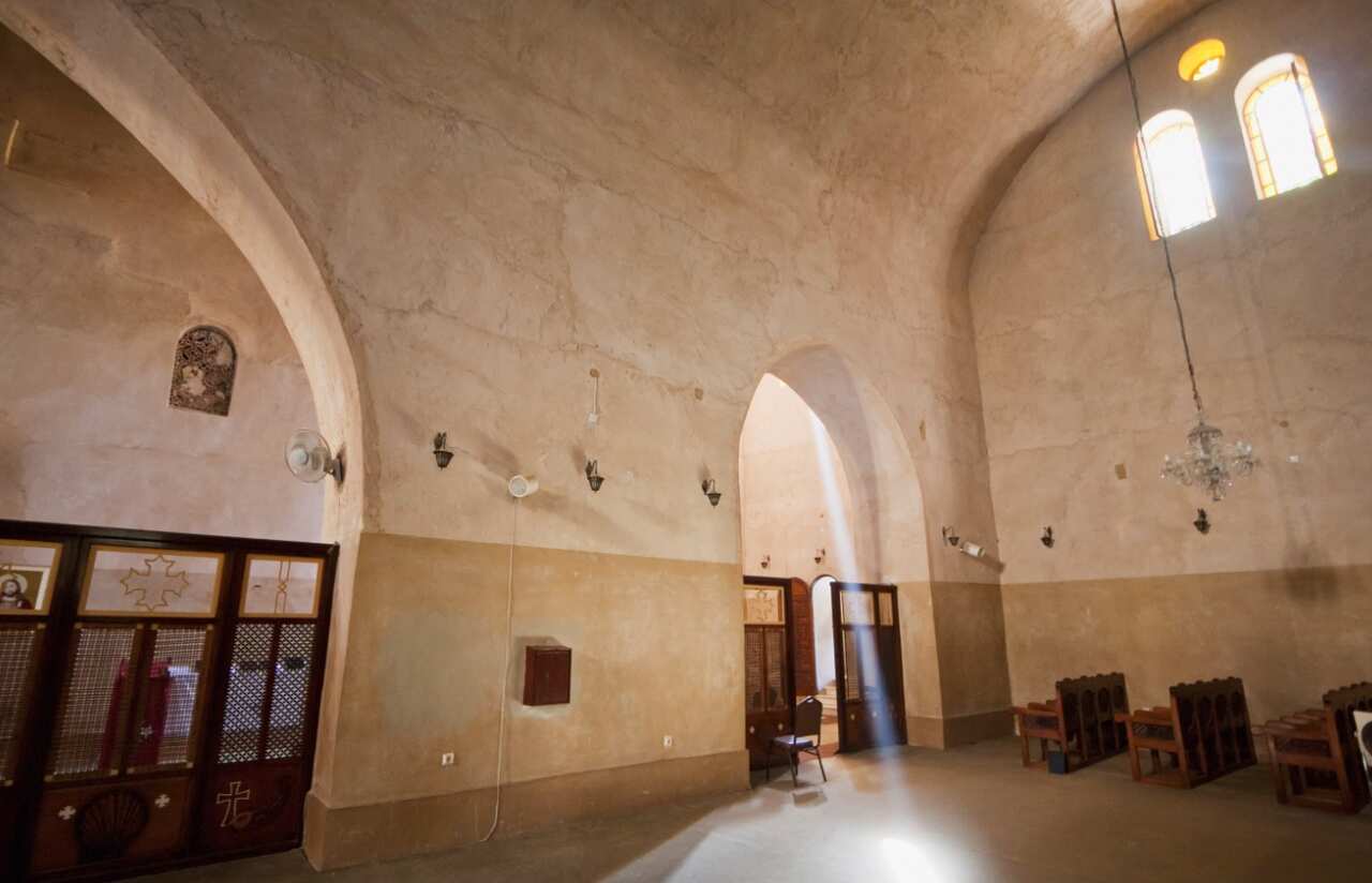 Interior Of The Church Of St. Macarius In The Monastery Of Saint Macarius The Great, Wadi El Natrun, Egypt