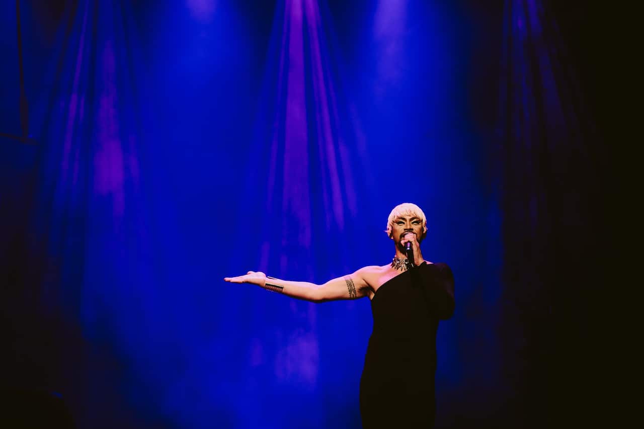 Drag performer Fez Faanana spent a year perfecting his Acknowledgment of Country.