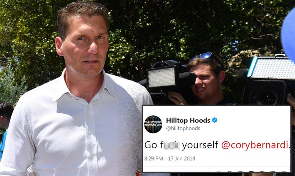 Cory Bernadi faces backlash over Australian Conservatives Spotify playlist.