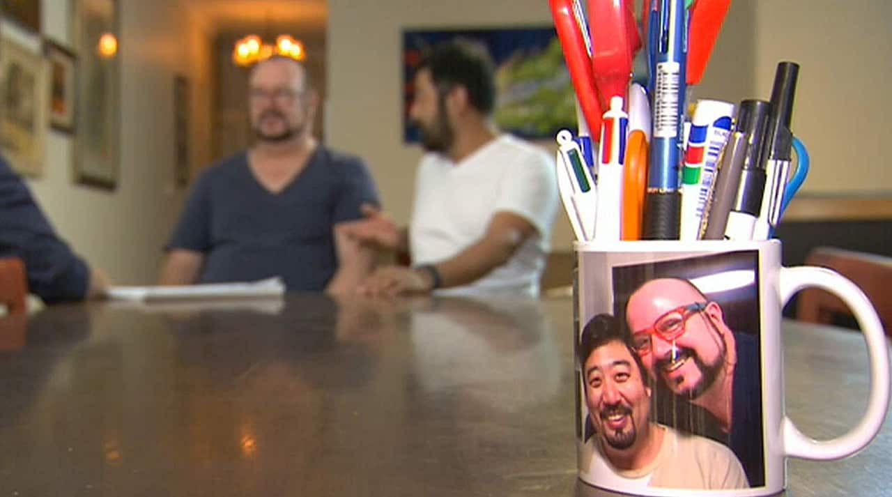 Jin is expecting his family to fly from South Korea to attend the July wedding.