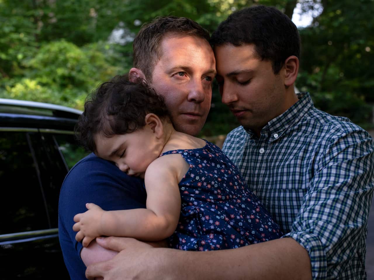 James Derek Mize and his husband Jonathan Gregg are both US citizens. But their daughter, who was born abroad, did  not qualify for citizenship.