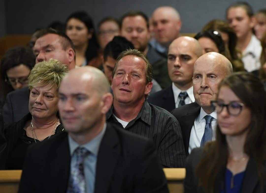 Frank Rzucek, the father of Shanann Watts, was in court for the sentencing of the man who murdered his daughter. 