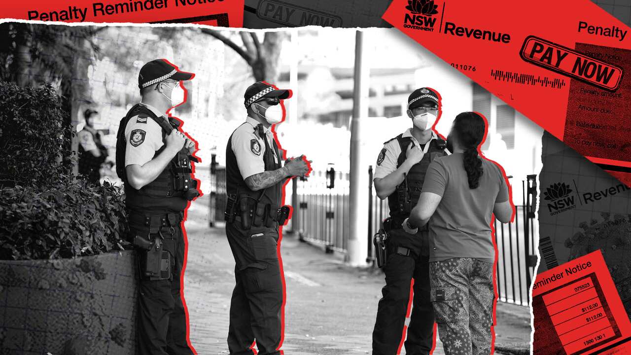 An unidentified person speaks with police. 