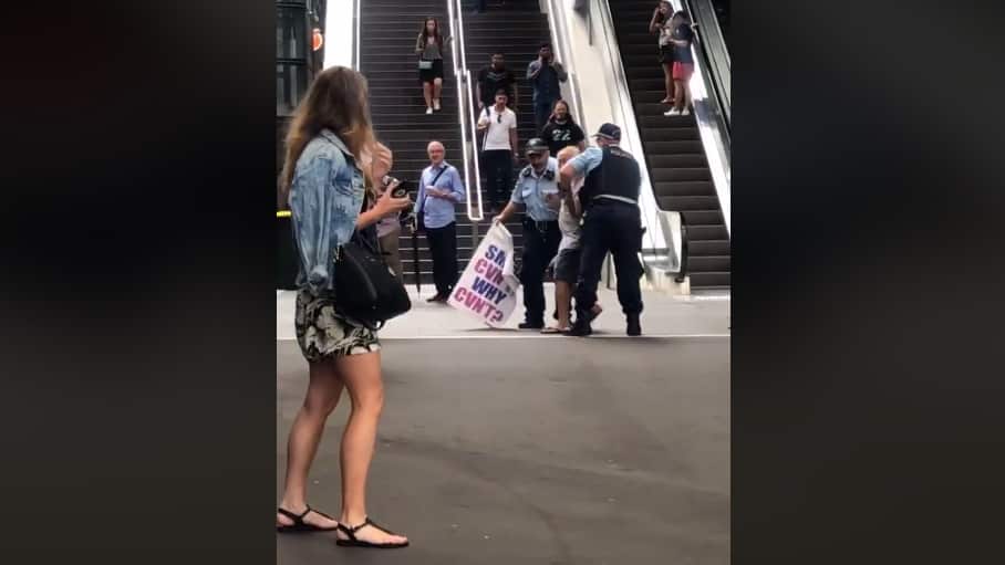 Danny Lim was arrested by three police officers.