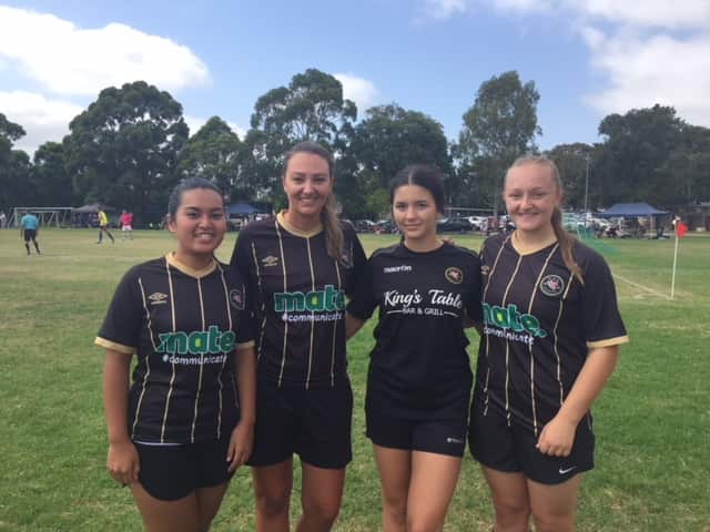 Four women’s teams took part in the local tournament this year. 