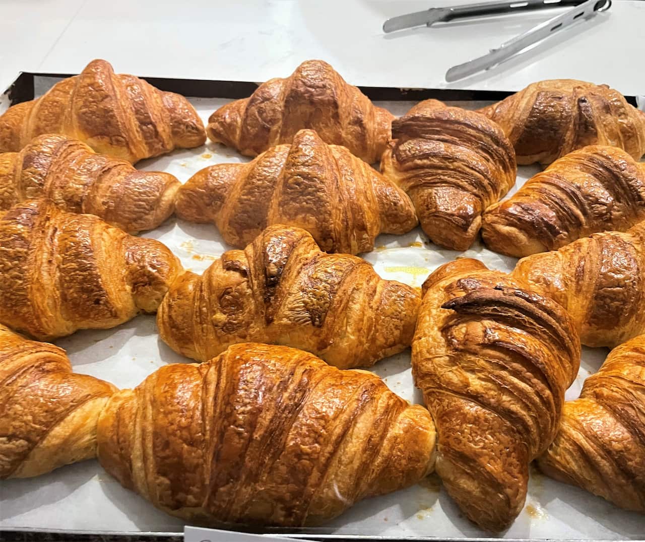 Nosh butter croissants are popular.