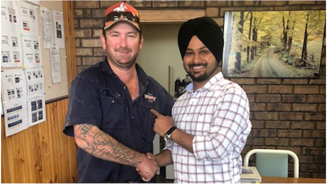 Sunny Singh and Grant Moroney