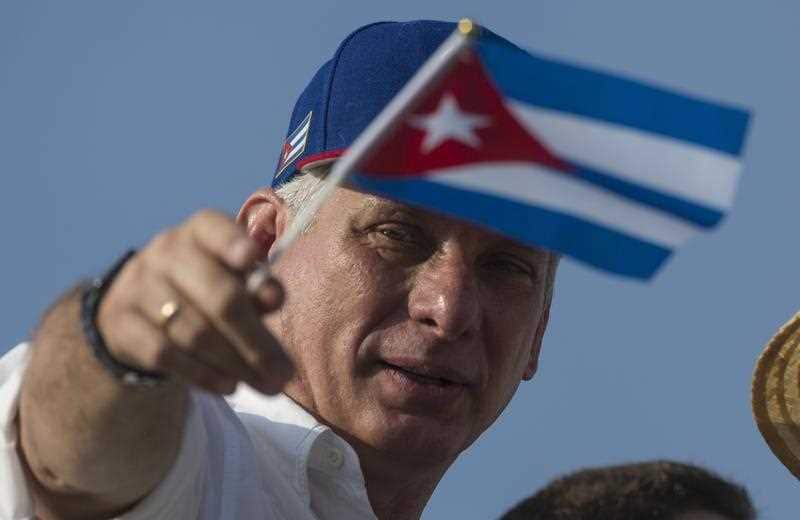 Cuba's new president Miguel Diaz-Canel has arrived at the United Nations in New York.
