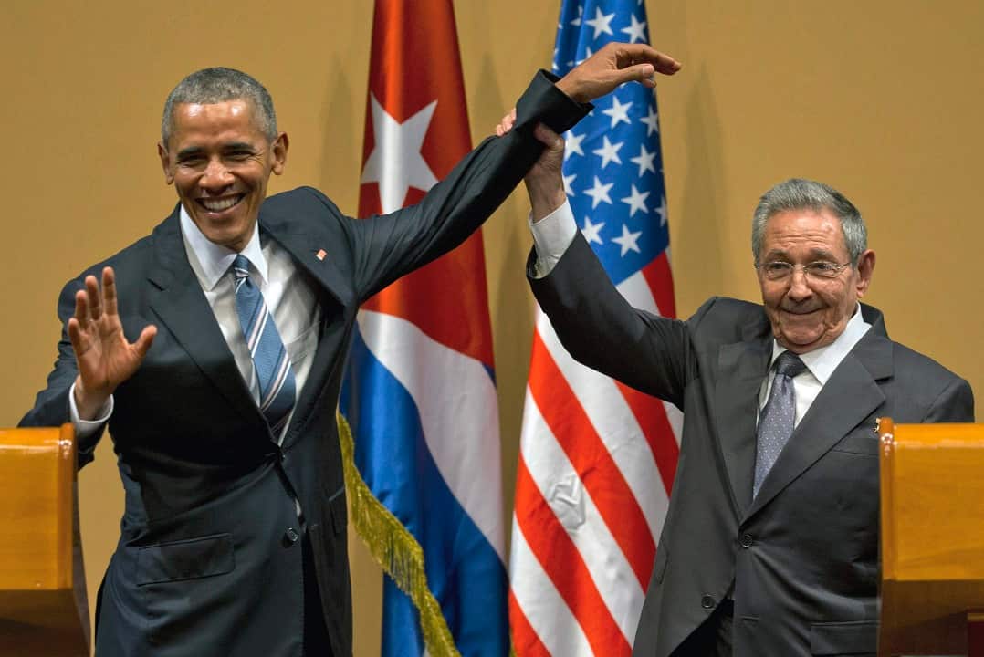 Barack Obama and Raul Castro