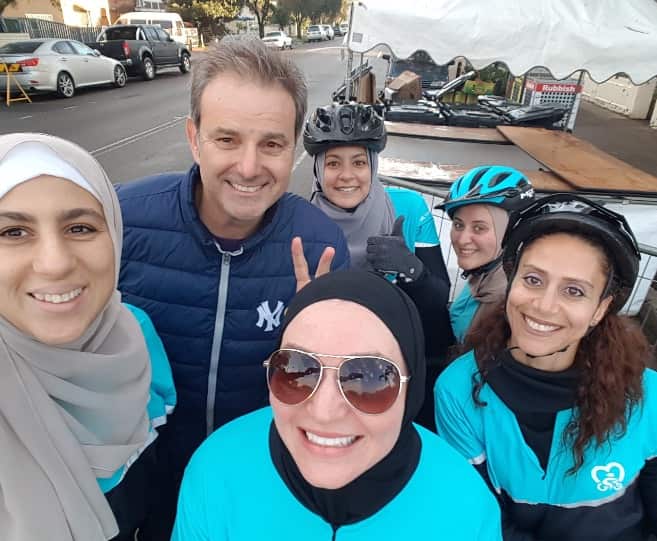 Sydney Cyclists Sisters (SCS), a growing group of 50 riders who are tring to make a difference through cycling.