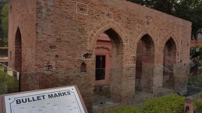 A look at the wall with bullet holes at Jallianwala Bagh