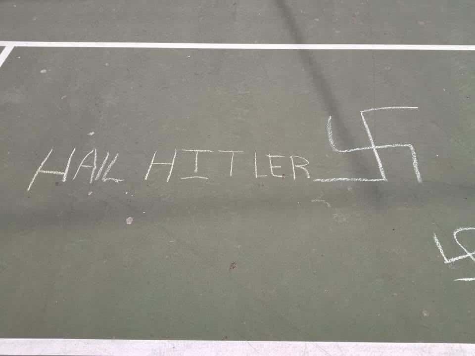 Swastikas found in a New York City school.