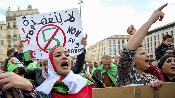 Protests Against Abdelaziz Bouteflika 5th Bid For President