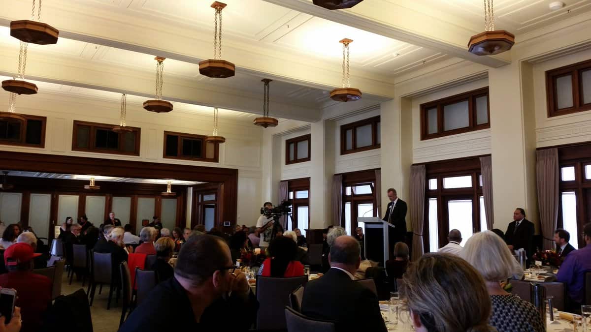 Indigenous Affairs Minister, Senator Nigel Scullion launches new circulating coins and stamps.