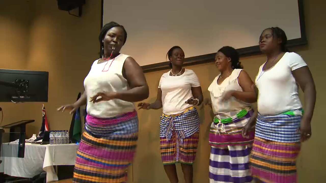 Dancers close out the conference. 