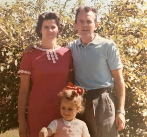 Danijela (front) with her parents soon after arriving in Australia in 1970.