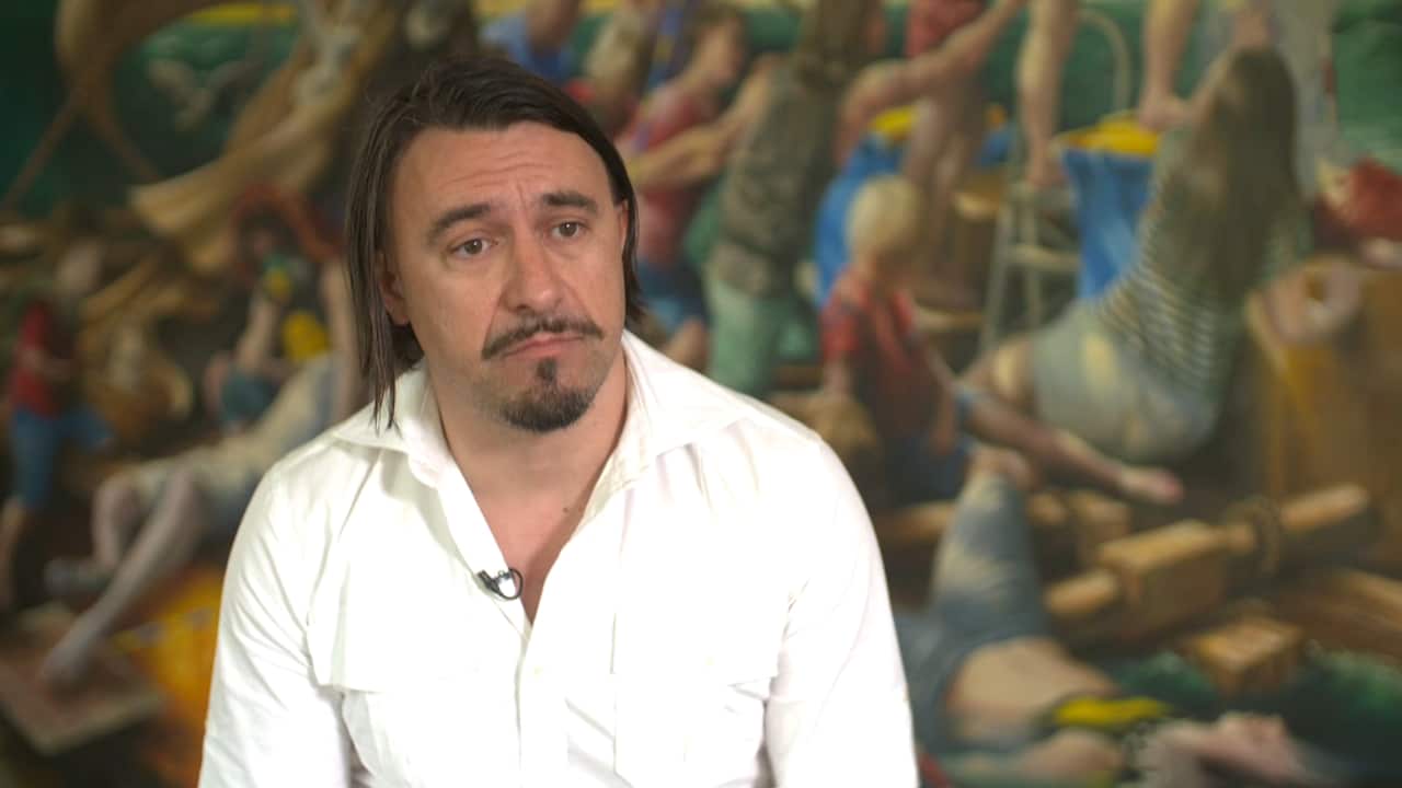 Renowned Australian artist Peter Daverington, who is now based in New York, met with survivors as he developed ideas for the painting. 