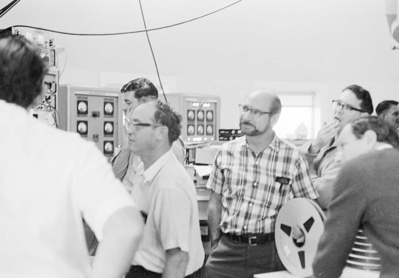 David Cooke watching the moonwalk (David Cooke)