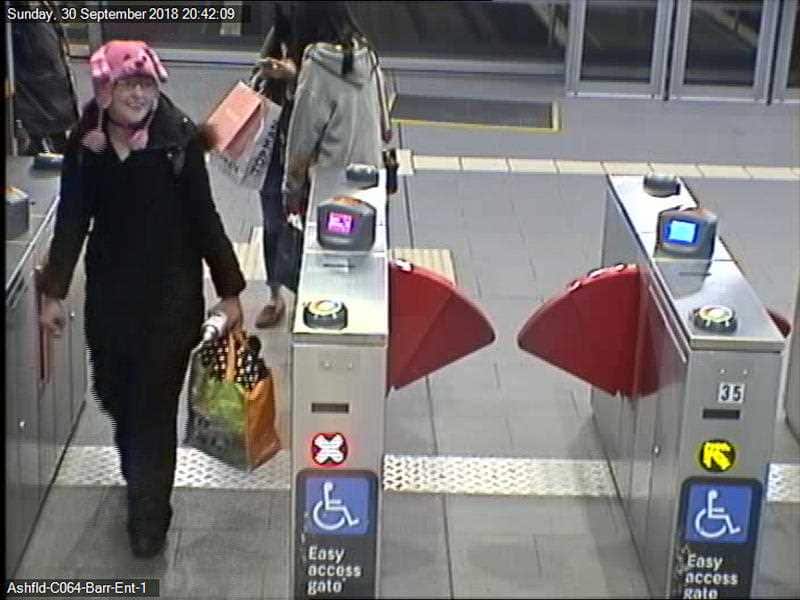 Police released CCTV footage of the Sydney woman's movements.