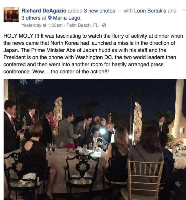 A screenshot of DeAgazio’s post